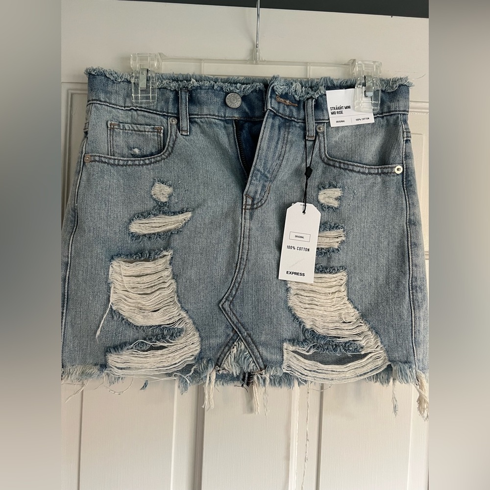 Express Jean Skirt